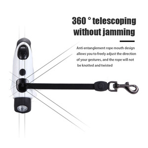 Hot Selling Pet <b>Dog</b> LED Automatic <b>Retractable</b> Towing Rope Luminous <b>Retractable</b> Nylon <b>Dog</b> Leash - Product Image 2