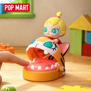 Figurine authentique POP MART Baby Molly & Big Ear Cat Prank, Ornement en PVC exquis, Article de collection tendance, Cadeau d'anniversaire - Product Image 2