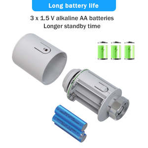 Thermostat intelligent sans fil TYSH Wifi, vanne <span class=keywords><strong>de</strong></span> radiateur <span class=keywords><strong>de</strong></span> chauffage, contrôleur <span class=keywords><strong>de</strong></span> température Tuya Zigbee Trv - Product Image 6