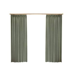 Vert en gros <span class=keywords><strong>pas</strong></span> <span class=keywords><strong>cher</strong></span> lin occultant luxe pare-soleil <span class=keywords><strong>double</strong></span> <span class=keywords><strong>rideau</strong></span> chambre rideaux pour le salon moderne - Product Image 1