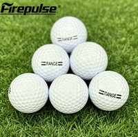 Balles de golf d'entraînement blanches à double couche, pour l'entraînement du swing en intérieur et en extérieur, fabricant OEM sur mesure