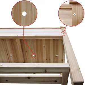 Petite moyenne grande jardinière <span class=keywords><strong>sur</strong></span>élevée <span class=keywords><strong>en</strong></span> cèdre avec pieds Kit de lit de jardin <span class=keywords><strong>en</strong></span> <span class=keywords><strong>bois</strong></span> extérieur pour l'artisanat des herbes et des légumes - Product Image 5