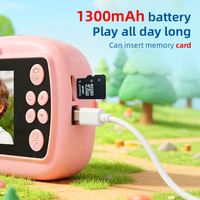 Appareil photo numérique pour enfants avec écran LCD de 2,4 pouces, impression instantanée, fabrication professionnelle, léger, appareil photo portable coloré