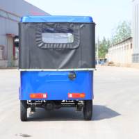 Tuk-tuk d'exportation à essence, double étage, avec moteur vertical refroidi par eau, carrosserie ouverte
