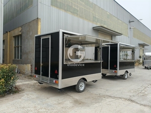 Chariot de nourriture mobile d'extérieur certifié DOT Remorque alimentaire remorquable standard avec équipement de cuisine - Product Image 3