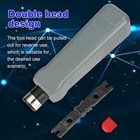 Outil de pose de câbles Ethernet ZOERAX Electric 110, outil à percussion pour module Keystone RJ45