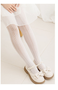 Calze <span class=keywords><strong>a</strong></span> rete e calzini per bambine Lolita di alta qualità, traforati, sottili, <span class=keywords><strong>a</strong></span> forma di <span class=keywords><strong>cuore</strong></span>, per primavera ed estate - Product Image 2