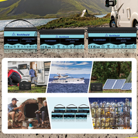 Archibd 2023 produk baru 12V 200Ah Lifepo4 baterai Lithium untuk sistem penyimpanan energi surya