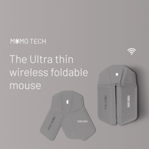 MOMO TECH Opvouwbare Draadloze LED Rechtshandige 3D Gaming Muis Draagbare USB voor Buitenwerk Reizen Officieel Gepromoveerde MUIS - Product Image 5