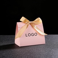 Kotak Kemasan Hadiah Warna Pink Tersedia dalam Jumlah Pemesanan Kecil Kami Dapat Mencetak Logo Anda pada Kotak Promosi Penyimpanan Kosmetik untuk Parfum