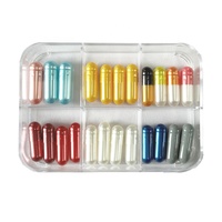 Usine #jp Vente en Gros Coques de Capsules Végétales Vides Transparents HPMC Gélules Vides Dures Taille 0 00 1 2