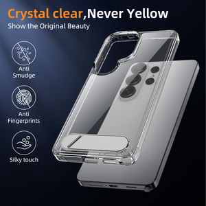 Coque de téléphone portable de haute qualité d'usine, transparente, anti-rayures, anti-jaunissement, avec support à bande pour Samsung S26 25 Ultra - Product Image 2