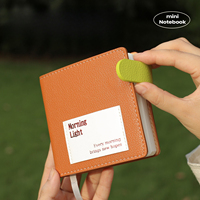 Magnetverschluss Geprägtes Casual Mini-Taschennotizbuch Ästhetisches Leder Tragbares Kleines Liniertes Blanko-Taschennotizbuch