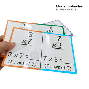 Cá nhân Nhân Học tập hỗ trợ tùy chỉnh cán bóng Toán Học Flashcards trò chơi - Product Image 3