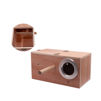 Prix de gros jardin en bois perroquet élevage boîte d'éclosion chaud en bois pigeons oiseau maison boîte d'élevage