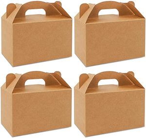 Cajas de Comida Coreana para Llevar, Cajas de Cartón para Papas Fritas, Hamburguesas, Comida Rápida, Cajas de Embalaje para Picnic, Cajas de Cartón Kraft con Asa para Galletas - Product Image 3