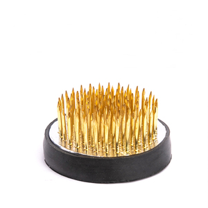 Agujas de Cobre para Ikebana, <span class=keywords><strong>Kenzan</strong></span> Redondo Tipo D40, Arreglista de Flores de Arte Japonés con <span class=keywords><strong>Kenzan</strong></span> Permanente de Púas - Product Image 1