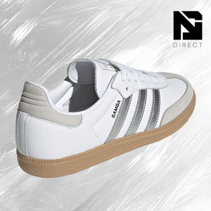 <span class=keywords><strong>Adidas</strong></span> Samba Og Wmns 'white Silver Metallic Grey' Dropshipping Fashion Daily Shoes Women Causal Sneaker - Product Image 3
