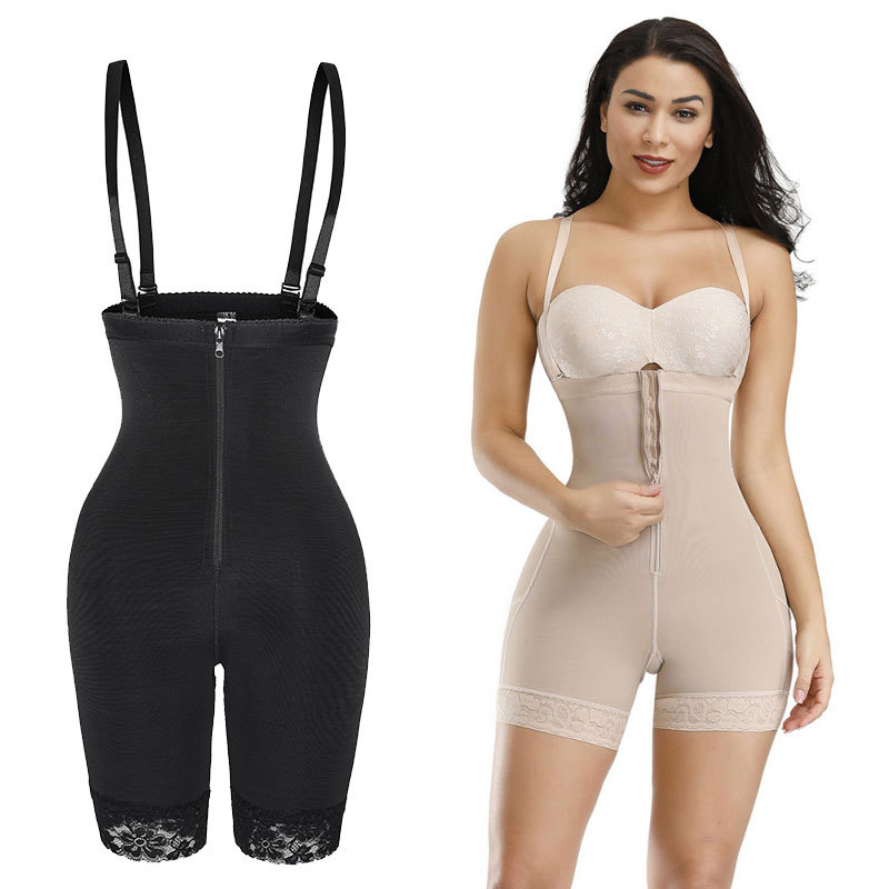 High quality women's plus size postpartum abdominal bodysuit waist body trainer shapers