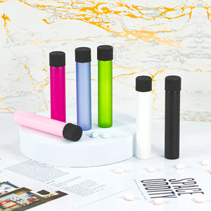 หลอดแก้วทรงกรวยแบบกันเด็กเปิดได้ พร้อมฝาเกลียวแบบ CR ขนาด 110 มม. 120 มม. บรรจุภัณฑ์หลอดแบบม้วนขนาดคิงไซส์ พร้อมโลโก้ตามสั่ง - Product Image 4