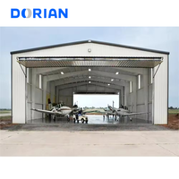 Kit de construction de hangar pour petits avions Henan Bâtiments préfabriqués en acier 50X100