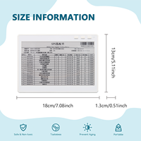 Étiquettes électroniques d'étagère pour solution d'entrepôt intelligent WMS avec écran E-Ink sans fil de 7,5 pouces pour la picking et la gestion des stocks