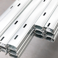 Rail de porte de garage sectionnel en acier de haute qualité Design moderne-Quincaillerie de porte de vente directe d'usine