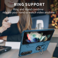 Étui pour Z Fold4 Fold3 Samsung Z Fold 2 1 Anti-impact Antichoc Anti-rayures Housse de protection Mecha Noir Vert Bleu