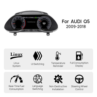 Upgrade LCD Cluster untuk Audi Q5 2012-2018 Speedometer Panel Instrumen Virtual Layar LCD Instrumen Digital Pengukur Kecepatan