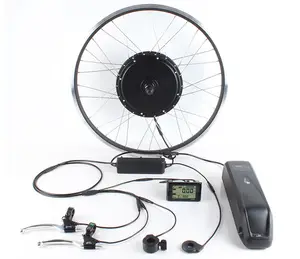 직접 판매 방수 IP45 뒷바퀴 36/48v 250/350/500/750/1000 와트 BLDC 허브 모터 전자 자전거 변환 키트