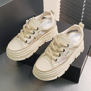 W3607 Mocassins d'été pour femmes, nouvelles chaussures à plateforme ajourées, sandales décontractées polyvalentes et tendance, respirantes à semelle épaisse - Product Image 2