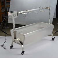 Nouveau barbecue électrique professionnel rôtissoire rôtissoire à broche barbecue gril barbecue gril fumeur charbon de bois rotatif