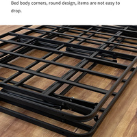 Cadre de lit pliant en métal Miniseller – Meubles de chambre pour écoles, hôtels, appartements, dortoirs – Design minimaliste pliable – Vente en gros