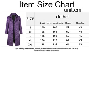 แจ็คเก็ตคอสเพลย์อัศวินดำคอสเพลย์คอสเพลย์คอสตูมโจ๊กเกอร์ฮีธบัญชีแยกประเภทสีม่วงชุดเสื้อโค้ทเครื่องแบบงานปาร์ตี้ฮาโลวีนสำหรับผู้ชาย - Product Image 3