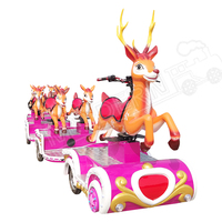 Equipo de Parque de Atracciones al Aire Libre, Tren Eléctrico, Tren Sin Rieles para Niños en Venta