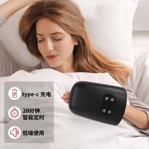 Hand Massager Mini <b>Heated</b> Air Pressure Massage 3 Modes <b>USB</b> Rechargeable For Office Home Travel - Product Image 4