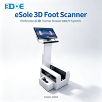 Scanner 3D de haute précision pour la mesure complète du pied sans contact, précision de 0,5 mm, protection pour les cliniques de podologie