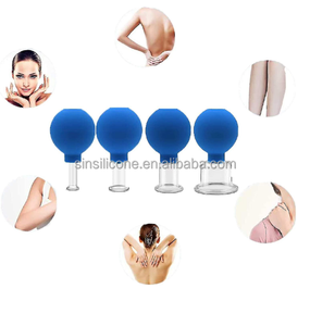 Gesundheits massage Vakuum Schröpfen Tassen Set Gummi kopf Glas <span class=keywords><strong>Anti</strong></span> Cellulite Massage Chinesische Therapie Gesicht Schröpfen Set Dosen - Product Image 5