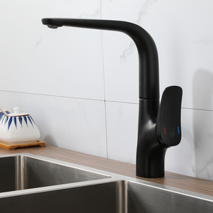 Modern Deck Mounting Kitchen Faucet Kitchen Mixer Faucet Chrome 59-1 Brass High Faucet - Product Image 6