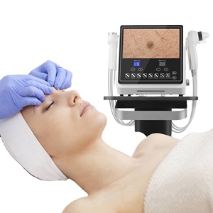 Appareil de microdermabrasion à usage domestique pour le traitement de l'acné avec détecteur de peau et de cuir chevelu par microdermabrasion - Product Image 1