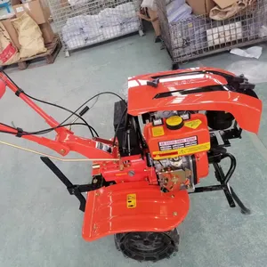 Mini agricultural rotary powerful diesel garden tillers AMM factory direct 6hp rotavator tiller