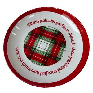 Assiette en plastique écologique pour le camping, motif de Noël, motif de cerf, pour le dîner et le dessert, de <span class=keywords><strong>la</strong></span> marque chinoise Boutique - Product Image 1