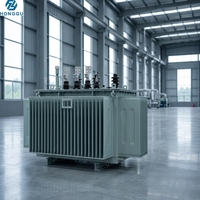 Transformateur de puissance immergé dans l'huile 10kV 35kV à faible perte sous vide, transformateur de distribution, avec support de documentation d'exportation complète