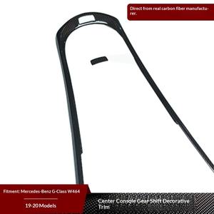 Pièces intérieures modifiées en fibre de carbone de bonne qualité, cadre décoratif du panneau de commande central du levier de vitesses pour Mercedes Benz G 19-22 - Product Image 2