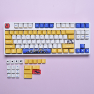 Teclas AFLION Clásicas Retro con Temática Japonesa, PBT Dye Sub, con Shift 2U, Iso Enter, Barra Espaciadora 6.25U 7U - Product Image 4