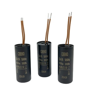 <span class=keywords><strong>Condensateur</strong></span> à film pour moteur AC <span class=keywords><strong>CBB60</strong></span> pour pompe à eau et lave-linge, certifié CQC/TUV/CE/UL/BIS, 250V-450VAC -40°C-85°C - Product Image 4