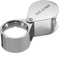 30X Foldable Mini Portable Pocket Jewelry Diamond Magnifier Jewelers Loupe Magnifying Glass Jewelry Tools & Equipment