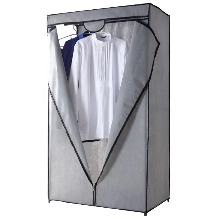 Non-woven Fabric Storage Organizer Foldable Wardrobes For Clothes Non Woven Cloth Wardrobe