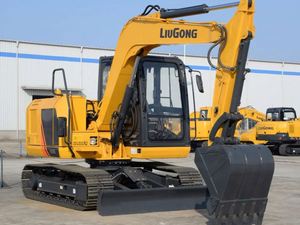 Excavatrice sur chenilles LIUGONG 908E de 8 tonnes, fabriquée en Chine, pour travaux de terrassement - Product Image 6
