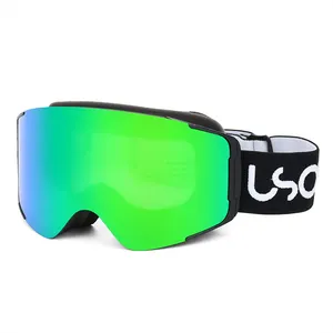 Usom Tpu Frame Spiegel Cilindrische Magnetische Ski Sport Bril Uv Bescherming Snowboarden Bril